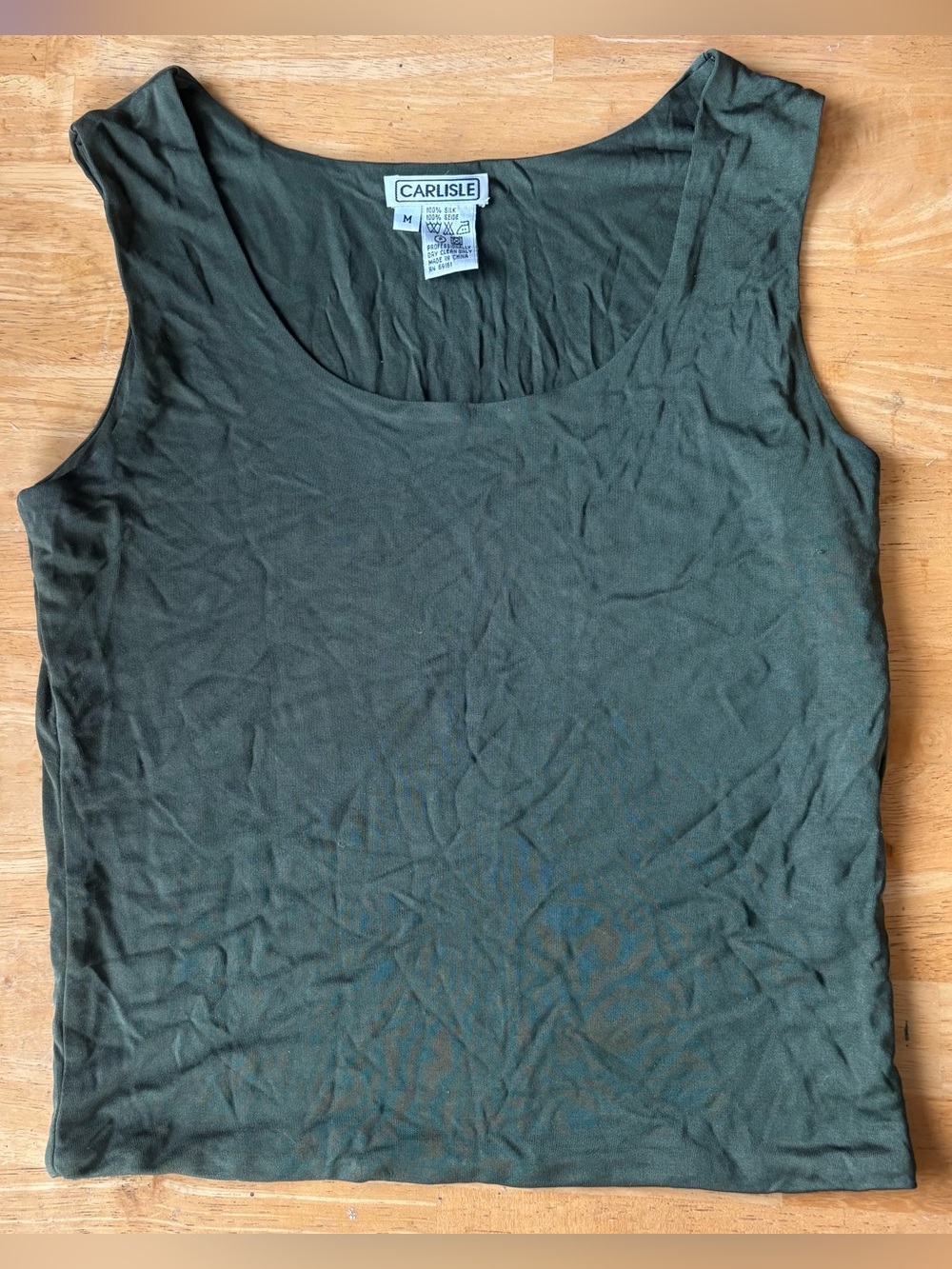 *VINTAGE 100% SILK* tank top